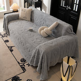 Soft Plush Fleece Throw Blanket for Couch Solid Cute Warm Couch Cover Blanket for Winter - Ornate Home
