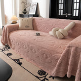 Soft Plush Fleece Throw Blanket for Couch Solid Cute Warm Couch Cover Blanket for Winter - Ornate Home