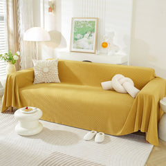 Soft Plush Warm Couch Cover Blanket for Sofa, Waterproof and Machine Washable Couch Throw Cover - Ornate Home