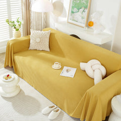 Soft Plush Warm Couch Cover Blanket for Sofa, Waterproof and Machine Washable Couch Throw Cover - Ornate Home