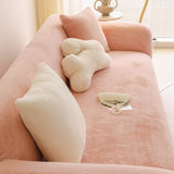 Soft Plush Warm Sofa Cover Stretchable Cozy Velvet Couch Protector for Fall & Winter - Ornate Home