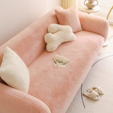 Soft Plush Warm Sofa Cover Stretchable Cozy Velvet Couch Protector for Fall & Winter - Ornate Home