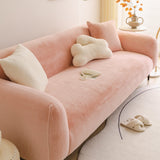 Soft Plush Warm Sofa Cover Stretchable Cozy Velvet Couch Protector for Fall & Winter - Ornate Home
