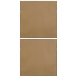 Soft Sage Green/White Abstract Landscape Prints (Set of 2) - Ornate Home