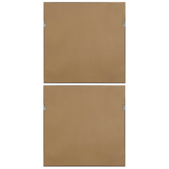 Soft Sage Green/White Abstract Landscape Prints (Set of 2) - Ornate Home