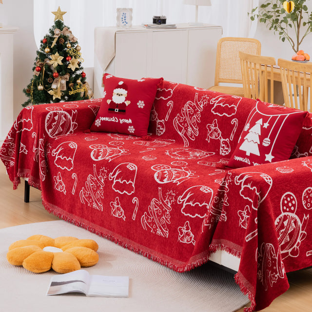 Soft Sofa Cover Chenille Sofa Cover Throw Couch Cover Blanket Throws for Couches - Ornate Home