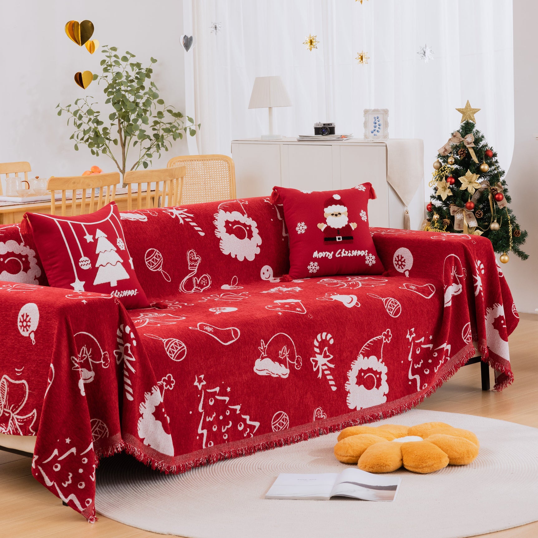 Soft Sofa Cover Chenille Sofa Cover Throw Couch Cover Blanket Throws for Couches - Ornate Home