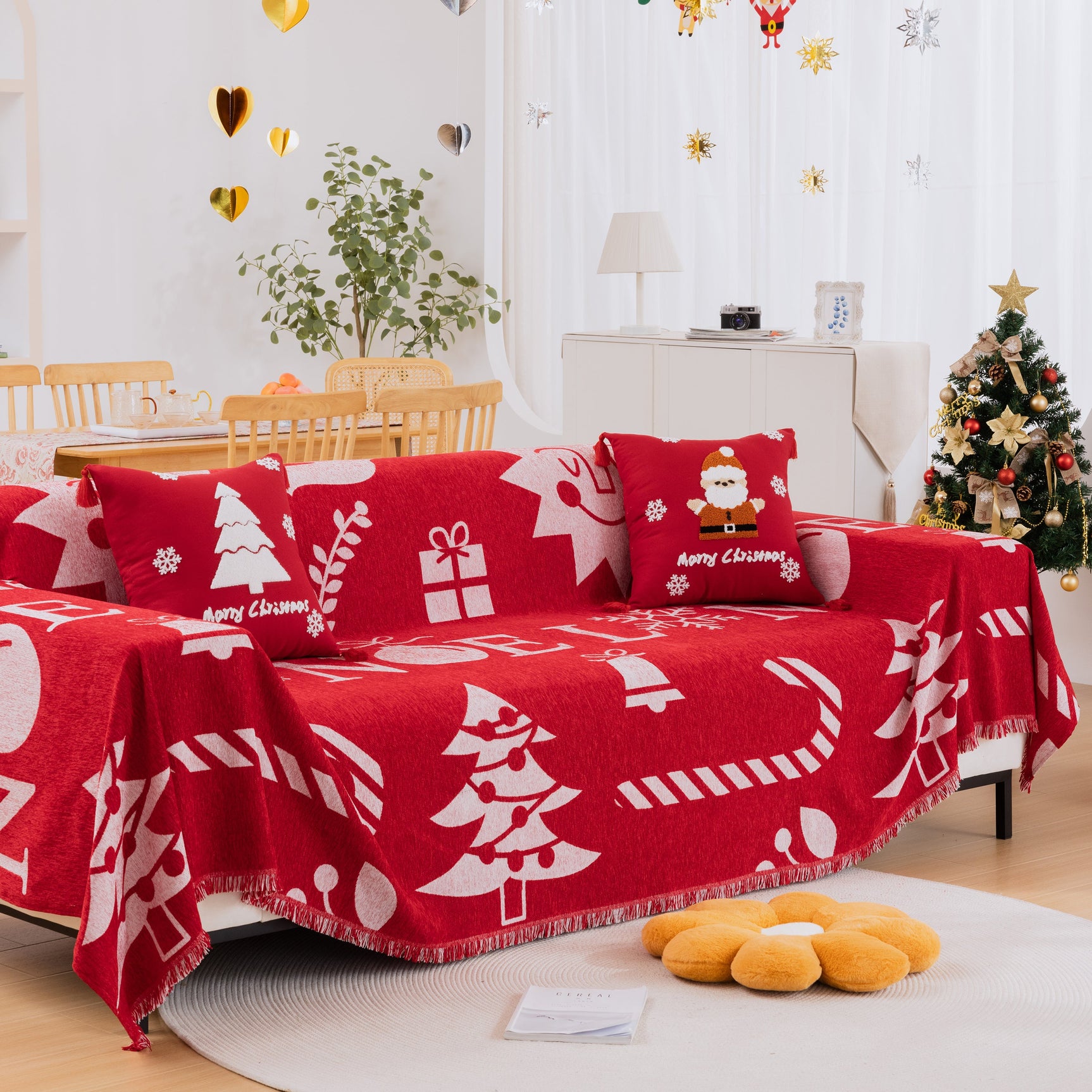 Soft Sofa Cover Chenille Sofa Cover Throw Couch Cover Blanket Throws for Couches - Ornate Home