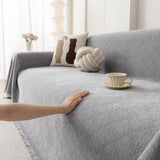 Soft Textured Couch Cover Slipcover Blanket, Modern Couch Covers for Dogs Washable - Ornate Home