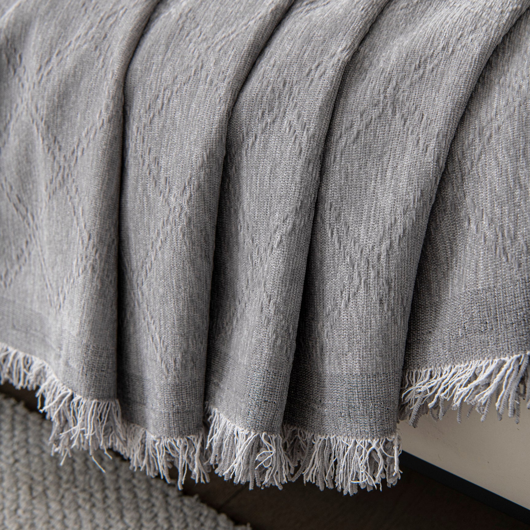 Soft Textured Couch Cover Slipcover Blanket, Modern Couch Covers for Dogs Washable - Ornate Home