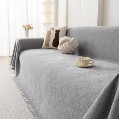 Soft Textured Couch Cover Slipcover Blanket, Modern Couch Covers for Dogs Washable - Ornate Home