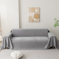 Soft Textured Couch Cover Slipcover Blanket, Modern Couch Covers for Dogs Washable - Ornate Home