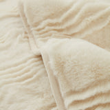 Soft Thick Faux Fur Sofa Cover Stripe Fluffy Fuzzy Non-Slip Washable Couch Covers - Ornate Home