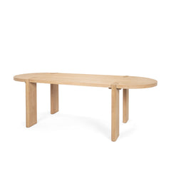 Sohan Light Brown Oval Dining Table - Ornate Home