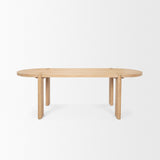 Sohan Light Brown Oval Dining Table - Ornate Home