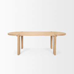 Sohan Light Brown Oval Dining Table - Ornate Home
