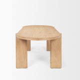 Sohan Light Brown Oval Dining Table - Ornate Home