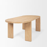 Sohan Light Brown Oval Dining Table - Ornate Home
