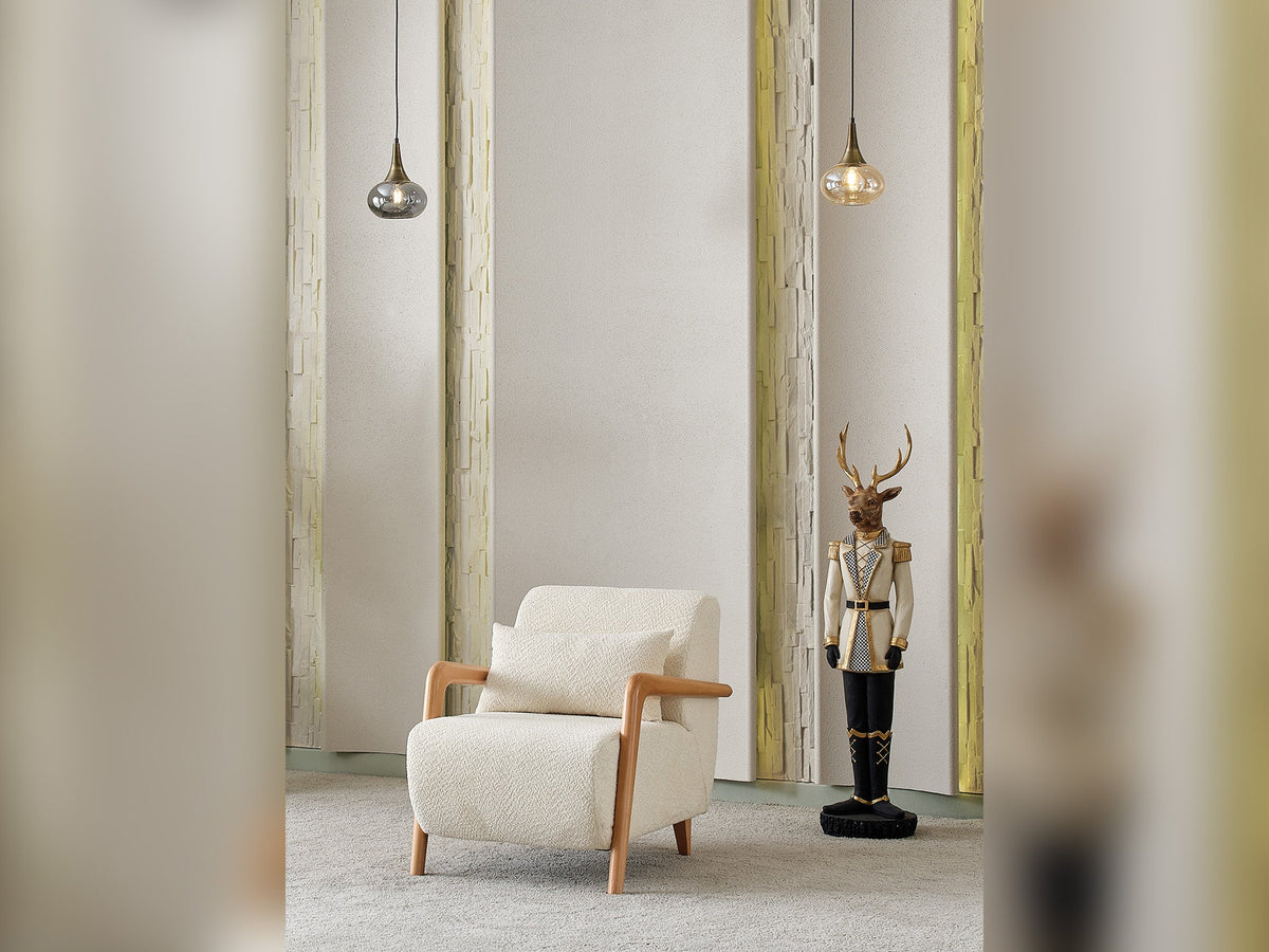 Soho Cream 3-pieces (Sofa & Loveseat & Chair) Living Room Set - Ornate Home