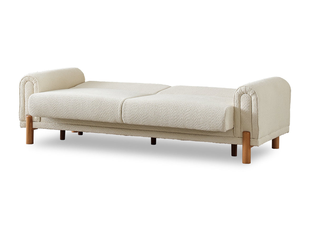 Soho Cream Convertible Sofa - Ornate Home