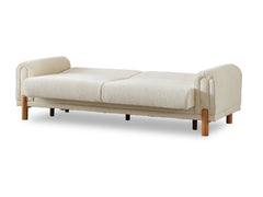 Soho Cream Convertible Sofa - Ornate Home
