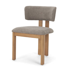 Soho Gray/Brown Open Back Dining Side Chair (Set of 2) - Ornate Home