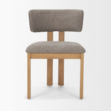 Soho Gray/Brown Open Back Dining Side Chair (Set of 2) - Ornate Home