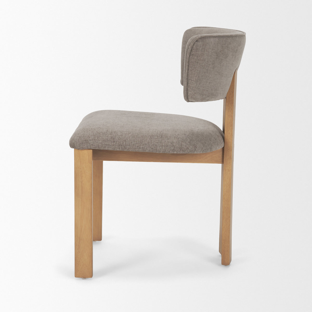 Soho Gray/Brown Open Back Dining Side Chair (Set of 2) - Ornate Home
