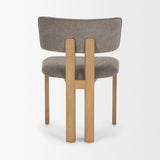 Soho Gray/Brown Open Back Dining Side Chair (Set of 2) - Ornate Home