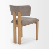 Soho Gray/Brown Open Back Dining Side Chair (Set of 2) - Ornate Home