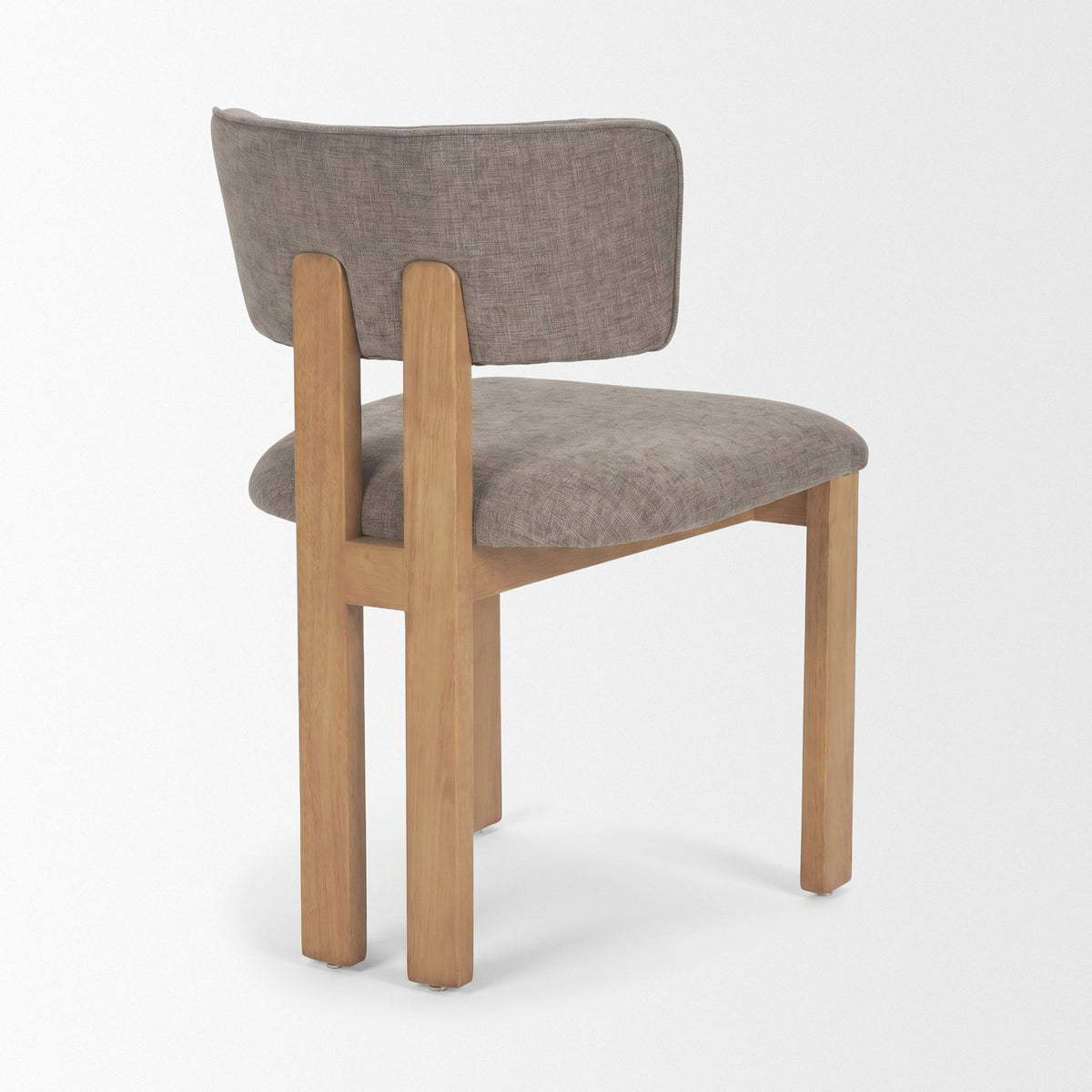Soho Gray/Brown Open Back Dining Side Chair (Set of 2) - Ornate Home