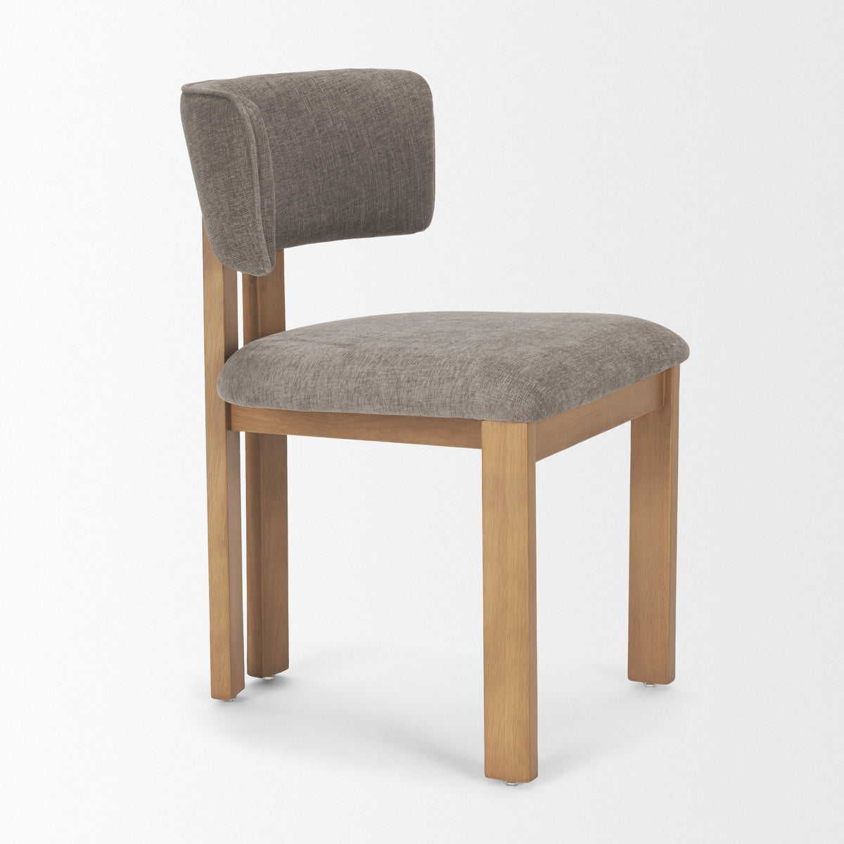 Soho Gray/Brown Open Back Dining Side Chair (Set of 2) - Ornate Home