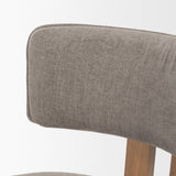 Soho Gray/Brown Open Back Dining Side Chair (Set of 2) - Ornate Home