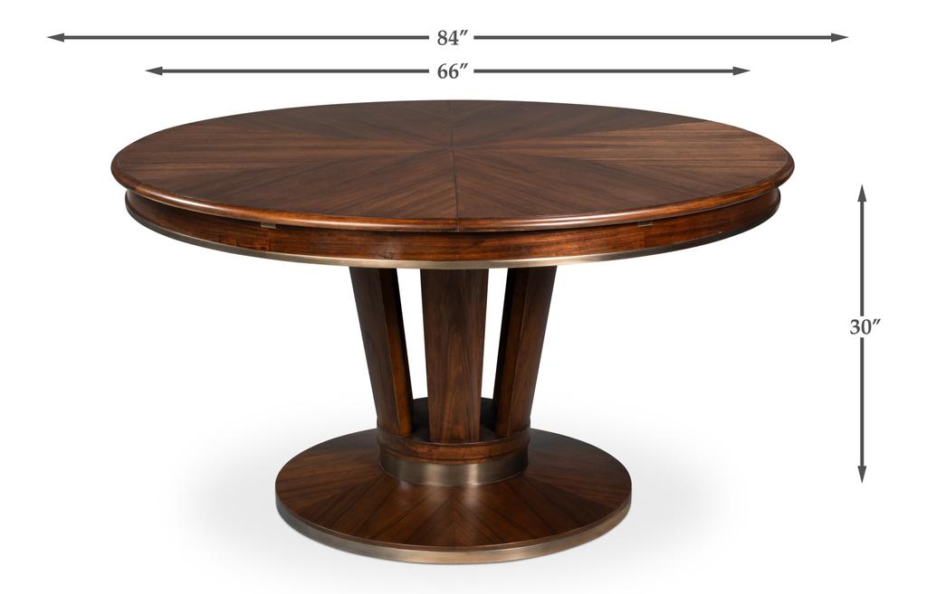 Soho Jupe Brown Large Dining Table - Ornate Home