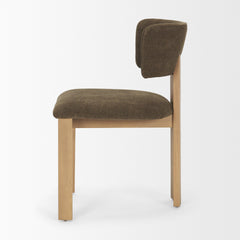 Soho Light Brown Open Back Dining Side Chair (Set of 2) - Ornate Home