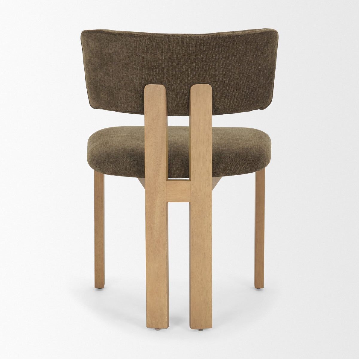 Soho Light Brown Open Back Dining Side Chair (Set of 2) - Ornate Home