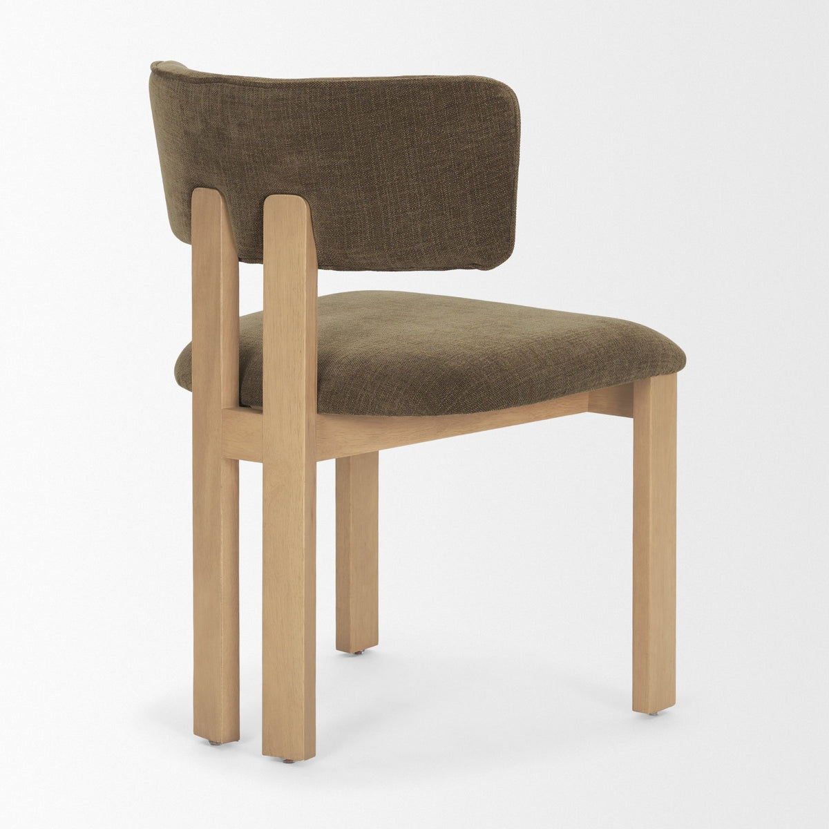 Soho Light Brown Open Back Dining Side Chair (Set of 2) - Ornate Home
