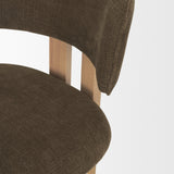 Soho Light Brown Open Back Dining Side Chair (Set of 2) - Ornate Home