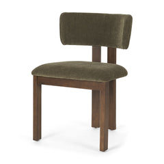 Soho Olive/Brown Open Back Dining Side Chair (Set of 2) - Ornate Home