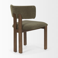 Soho Olive/Brown Open Back Dining Side Chair (Set of 2) - Ornate Home