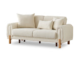 Soho Cream 3-pieces (Sofa & Loveseat & Chair) Living Room Set