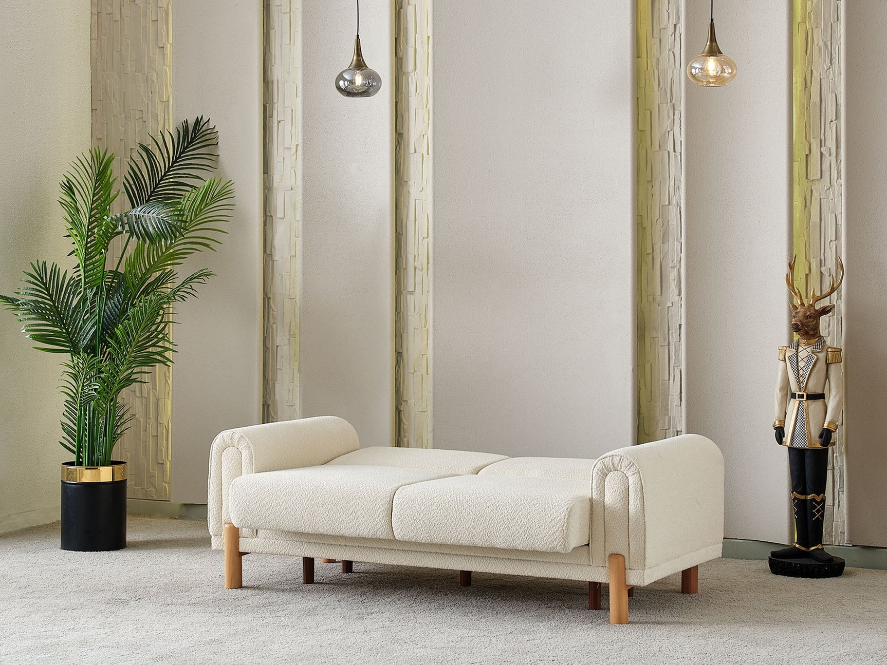 Soho Cream 3-pieces (Sofa & Loveseat & Chair) Living Room Set