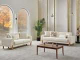 Soho Cream 3-pieces (Sofa & Loveseat & Chair) Living Room Set