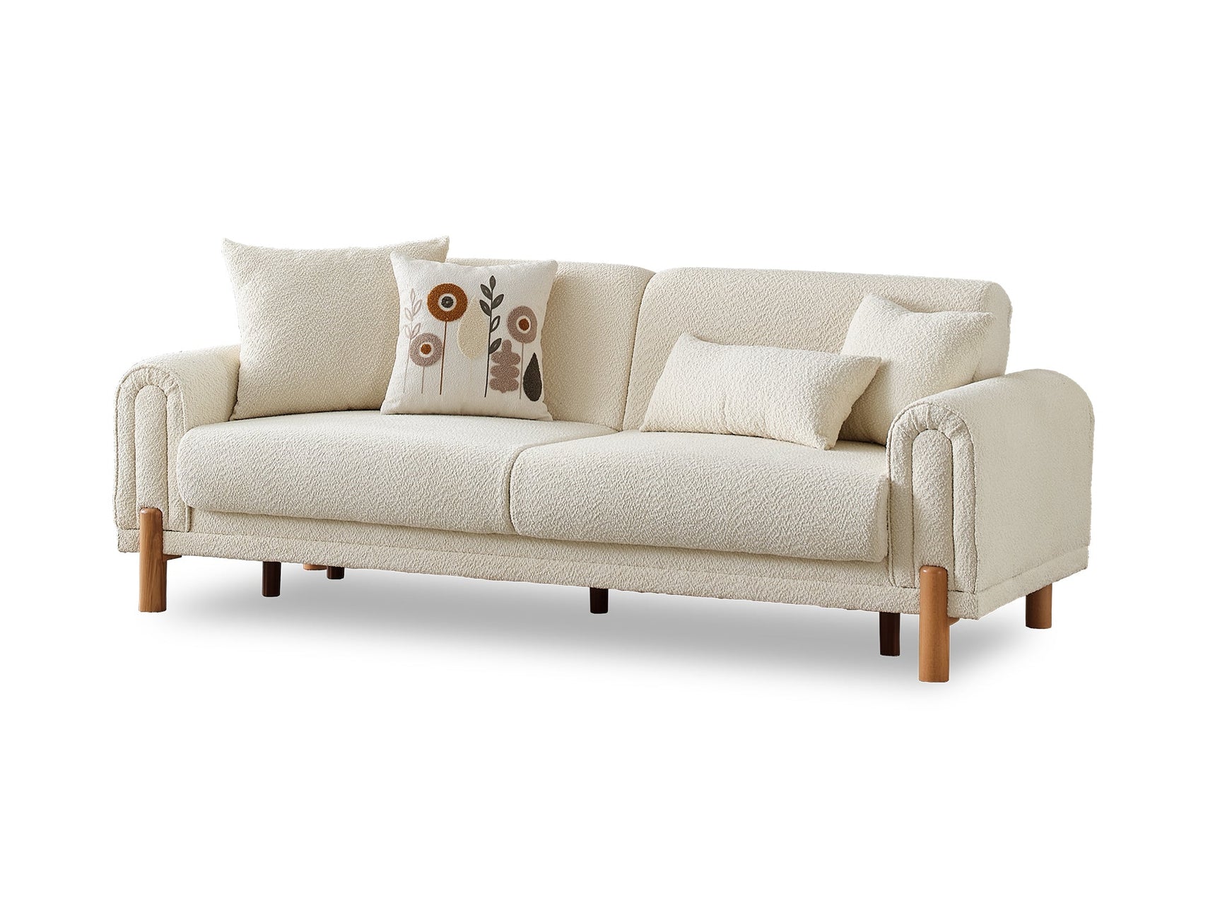 Soho Cream 3-pieces (Sofa & Loveseat & Chair) Living Room Set