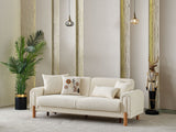 Soho Cream 3-pieces (Sofa & Loveseat & Chair) Living Room Set