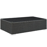 Sojourn Chocolate Outdoor Patio Coffee Table - Ornate Home
