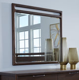 Sol Brown Spice Beveled Glass Wall or Dresser Mirror - Ornate Home