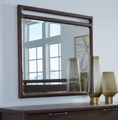 Sol Brown Spice Beveled Glass Wall or Dresser Mirror - Ornate Home