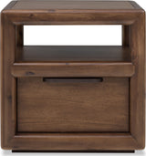 Sol Brown Spice Storage End Table