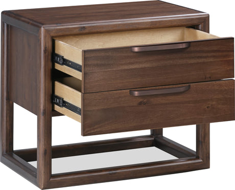 Sol Brown Spice Two Drawer USB - Ornate Home